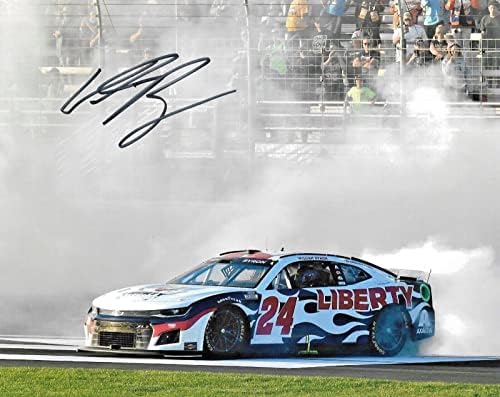 2022 ויליאם ביירון אטלנטה קפלים זכו ב- NASCAR חתום AUTO 8X10 צילום W/COA 2 - תמונות NASCAR עם חתימה