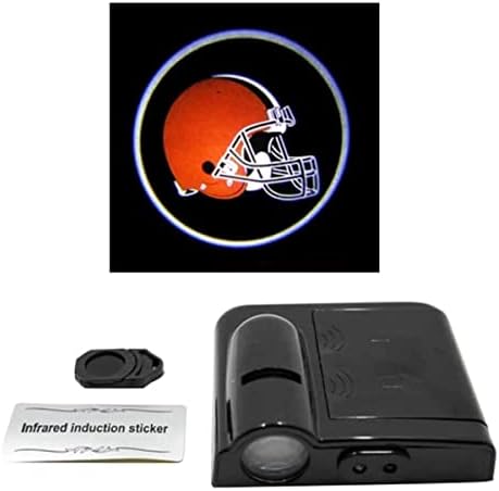 ספורט -גניבות NFL קנזס סיטי ראשי LED לייזר מקרן לייזר לדלת רכב - מקרן אור LED להקרנת לוגו צוות NFL על הקרקע