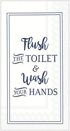 בוסטון בינלאומי עיצוב חדר אמבטיה מצחיק מגבות נייר מגבות לחדר אמבטיה, מגבות אורח נייר חד פעמיות, אמנות אמבטיה מצחיקה סומק וכביסה פאק 32