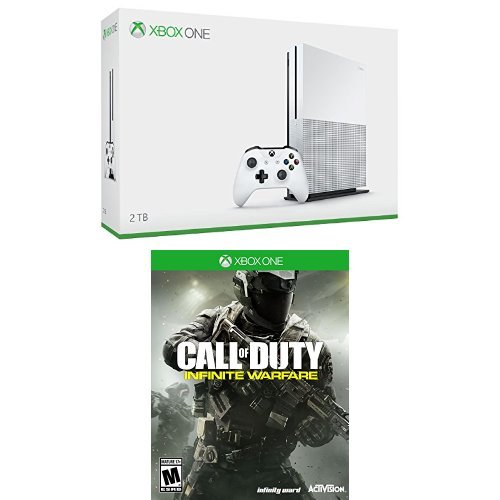 קונסולת Xbox One S 2TB - מהדורת השקה + משחק לוחמה אינסופי של Call of Duty