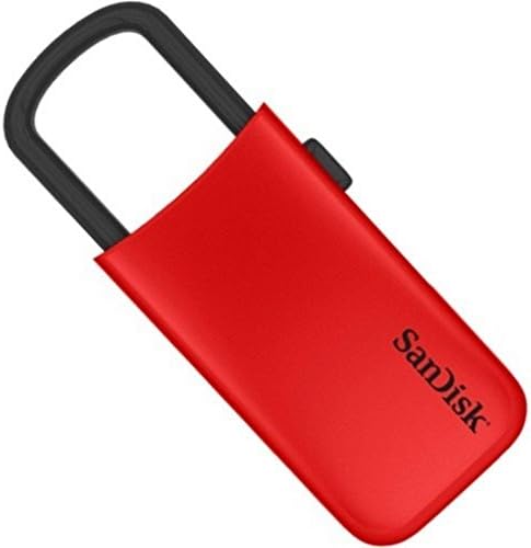 Sandisk Cruzer U כונן הבזק USB 8 GB-אדום SDCZ59-008G-A46R