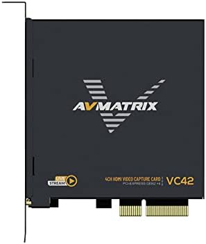 Avmatrix VC42 4-CH HDMI PCIE לכידת כרטיס HDMI 1.4 קלט ולכידה סימולטני