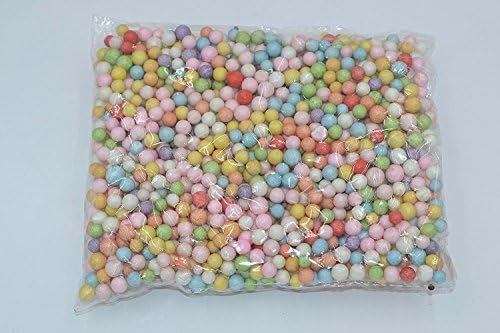 מגרשי באבא מגוון צבעים מרובי מלאכה של קלקר קלקר מקצף מילוי קצף מיני חרוזים כדורים בגודל 7-9 ממ