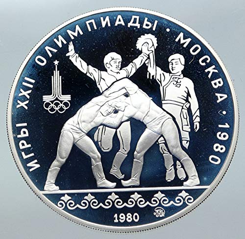 1980 RU 1980 אולימפיאדת רוסיה של מוסקבה 1980 הוכחת האבקות הוכחה