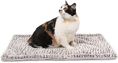 כרית חתול חימום עצמי מיטת חתול התחממות עצמית 27.5& 34; איקס 18.5& 34; מחצלת חתול תרמית עבור חיות מחמד חיצוניות ופנימיות