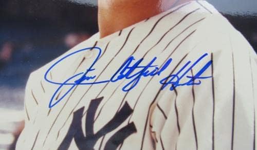 ג'ים שפמנון האנטר חתום חתימה אוטומטית 8x10 צילום JSA TT04502 - תמונות MLB עם חתימה