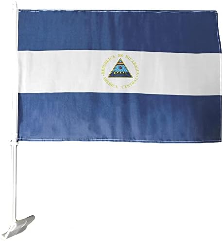 ארץ ניקרגואה 12x18 12 x18 דגל חלון רכב רכב פוליאסטר