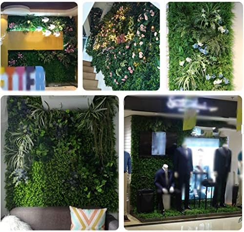 Ynfngxu סימולציה של גידור מלאכותי קיר ירוק דשא פלסטי