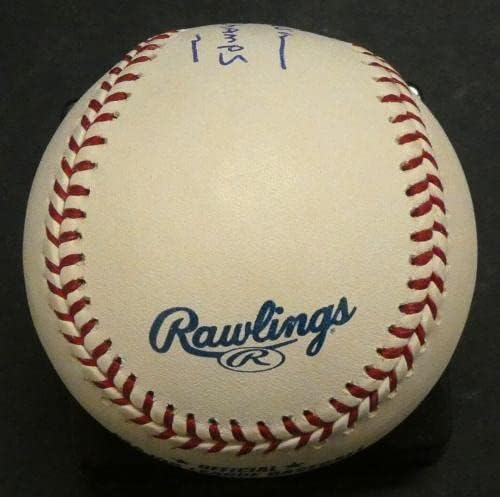 בובי ריצ'רדסון 1961 אלופי סדרה העולמית חתמו על בייסבול רשמי של MLB - כדורי חתימה