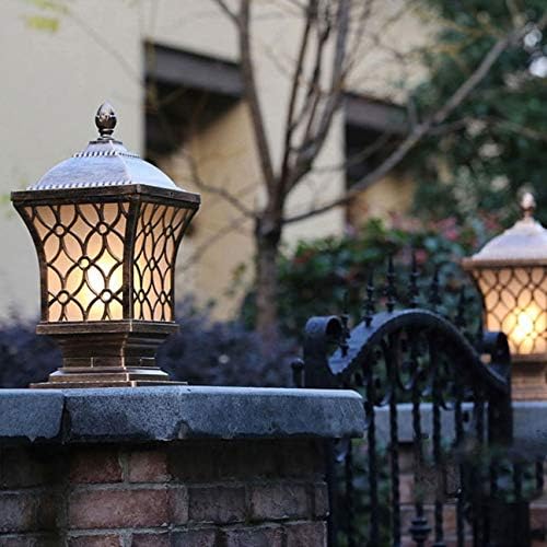 TJLSS חיצוני עמוד מנורה גן חצר גדר עמוד צעד מסדרון רחוב גן גדר גדר חניה תאורה קפה