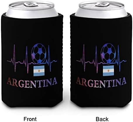 ארגנטינאי דגל כדורגל לשימוש חוזר כוס שרוולים אייס קפה מבודד מחזיק כוס עם חמוד דפוס עבור חם קר משקאות