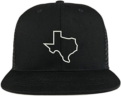 טרנדי הלבשה חנות טקסס המדינה מתאר רקום כותנה שטוח ביל רשת חזרה נהג משאית כובע