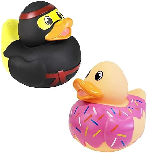 צעצוע גדול של ברווז גומי עם ברווזים מגוונים למגוון צלילים לילדים, מתנות ליום הולדת אמבטיה מקלחות לתינוקות חוף קיץ ופעילות בריכה, 6