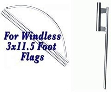 אוטומטית המפרטת שתי ערכות דגל נוצה של Swooper