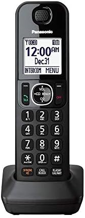 Panasonic KX-TGFA30B מכשיר טלפון אלחוטי נוסף עבור KX-TGF340/50/70/80 בשחור