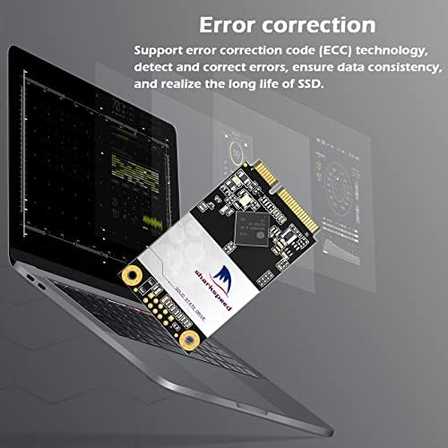 MSATA SSD 64GB Sharkspeed פלוס מיני SATA SSD כונן 3D NAND NAND SOLID STADE כונן עבור MINI מחברות PC TABLES PC