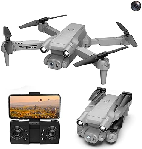 Afeboo Kids Drone עם מצלמה יחידה - מזלט FPV HD, מתנת צעצוע מגניבה שלט רחוק לבנות בנות עם סוללה נטענת, Quadcopter RC נייד מתקפל למתחילים