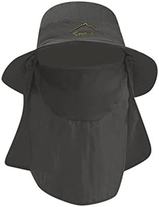 כובע מהיר כובע גברים דיג יבש בייסבול עם פנים צוואר חיצוני דש כובע כיסוי שמש פרו מעגל הצמד חזרה