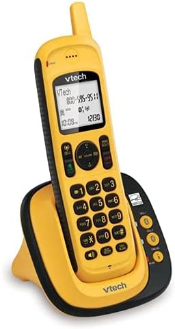 VTECH DS6161W DECT 6.0 טלפון אלחוטי מחוספס עם Bluetooth® Connect ל- Cell ™, 1 מכשיר