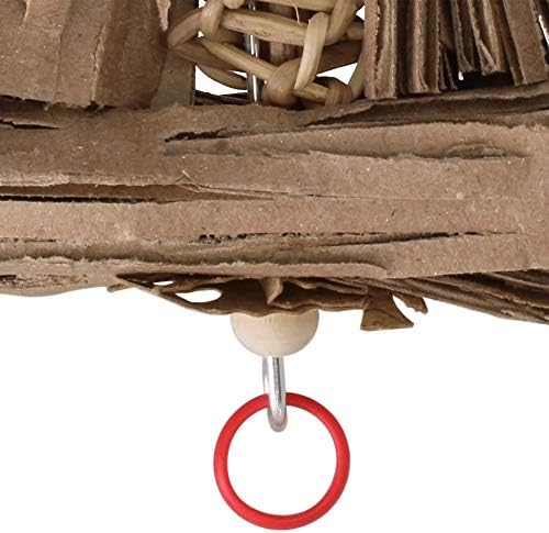 בונקה ציפור צעצועי 1547 טבעי סליל קרטון מגרסה גפן תוכי תוכי קונור קוקטייל מקור