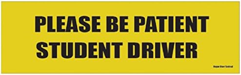 סט של 3 אנא היה סטודנט לנהג סבלני שלט בטיחות רכב פגוש פגוש רכב רכב רכב מדבקה מדבקה זהירות אזהרת נהגים חדשים