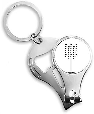 מרטיני עם גביע ציפורני הגביע ניפר טבעת מפתח שרשרת בקבוקי קליפר