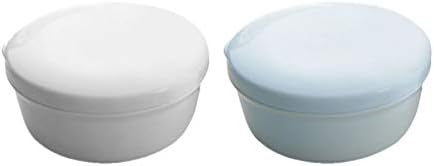 מגש תכשיטים של המוטון 4 יחידות סבון סבון סבון קופסת סבון פלסטיק מחזיק סבון סבון סבון ניקוז מגש סבון קופסת ספוג עם מכסה למטבח אמבטיה עיצוב