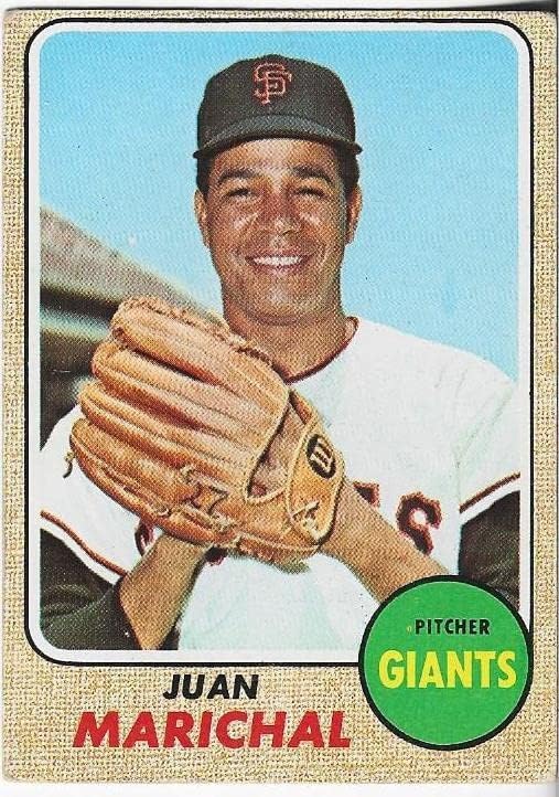 חואן מריצ'ל 1968 כרטיס Topps - כרטיסי בייסבול טלטלו