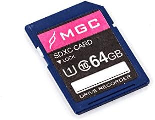 MGC MDR-3000 מצלמת HD בדרגה מסחרית עם ערכת Hardwire, הקלטת אירועים/לולאה, חיישן G וכרטיס SD 64 ג'יגה-בייט