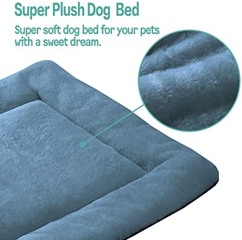 Petcioso שני צבעים 36in מיטת ארגז כלבים-כרית מיטת פאט כל עונה מכונה שטיפה ומייבש מיטות חיית מחמד ידידותיות-אנטי-החלקה