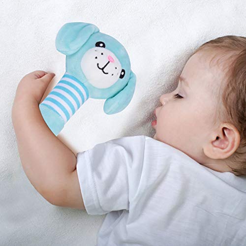 תינוק צעצוע קטן ידית צעצוע תינוקות תינוק רעשנים לפייס ביבי מקלות ילדים יד פעמון רעשן יילוד צעצועים