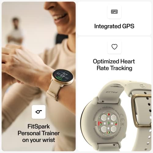 קוטב Ignite 2 - שעון חכם כושר עם GPS משולב - צג לב מבוסס כף היד - הנחיות בהתאמה אישית לאימונים, התאוששות ומעקב אחר שינה - בקרות מוסיקה,