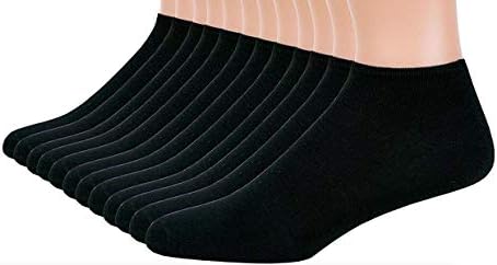 I&S לנשים 12 חבילות נמוכות ללא הצגה גרביים אתלטים - גרבי נשים בגודל 9-11