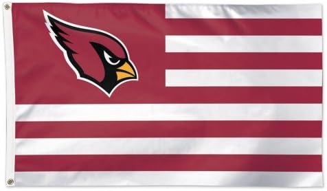 Wincraft NFL Arizona Cardinals Flag3'x5 'דגל, צבעי צוות, גודל אחד