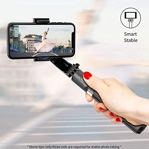 Stand Wabe Stand and Mount תואם ל- Samsung Galaxy Xcover6 Pro - Gimbal Selfiepod, Selfie Stick Stick הניתן להרחבה וידאו מייצב Gimbal -