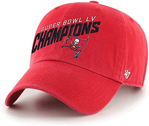 '47 גברים אדום טמפה ביי באקנירס סופרבול אלופים לנקות כובע מתכוונן