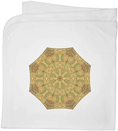 Azeeda 'Motif בעלת דפוס' שמיכה/צעיף כותנה כותנה