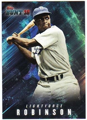 Topps Bunt כוח קל LF-21 ג'קי רובינסון דודג'רס MLB כרטיס בייסבול