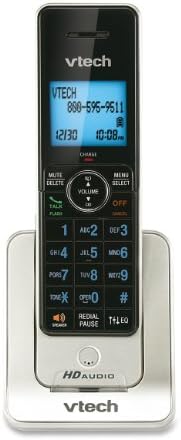 6425-3 דקט 6.0 להרחבה אלחוטי טלפון עם מענה מערכת שיחה מזוהה / שיחה ממתינה,כסף עם 3 מכשירים