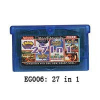Romgame 32 BIT EG סדרה הכל ב 1 משחקי וידאו CORTRIDGE CONSOLE CART אוסף גרסת שפה אנגלית EG006 27 ב 1