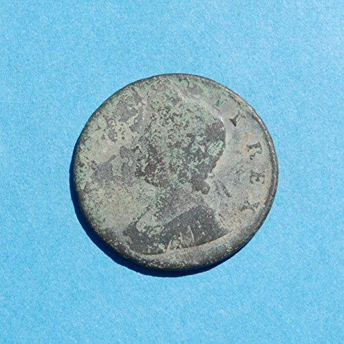 1729 עד 1754 בריטניה הגדולה - ג'ורג 'II מטבע פרטים טובים