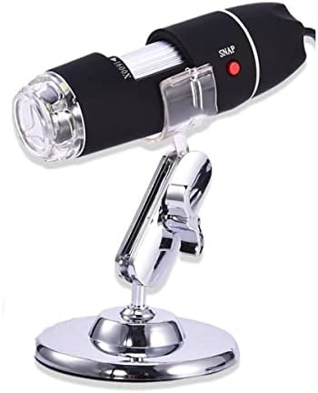 אביזרי מיקרוסקופ 40 עד 1600X USB מיקרוסקופ דיגיטלי מיני -כף יד מיני מצלמה סטריאו סטריאו מגדלת אלקטרונית מעבדת מעבדת מעמד
