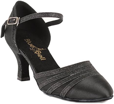 נעלי Bluebell בעבודת יד סלסה תחרות חתונות של נשים נעליות נעליים וונדי 2.5 אינץ 'עקב