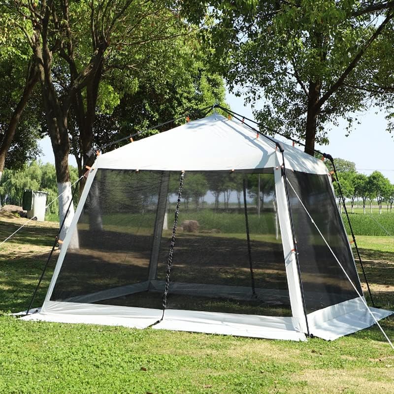 ZQXMH פיקניק פיקניק נייד אוהל טיולים אוהל חצי אוטומטי חצי אוטומטי סיפון כפול פרגולה חלל גדול תיירים חיצוניים