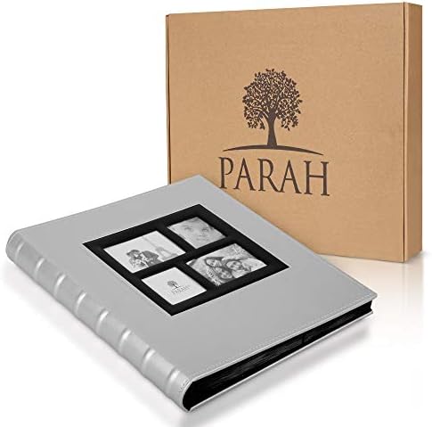 Parah Life Premium 500 צילום משפחת יום נישואין אלבום חופשה לתינוקות תפירת עור מלוכד ספרים קשורים מרובי כיוונים 500 4x6 תמונות 5 לכל עמוד