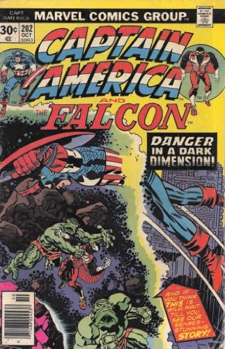קפטן אמריקה 202; מארוול קומיקס / ג ' ק קירבי-פלקון