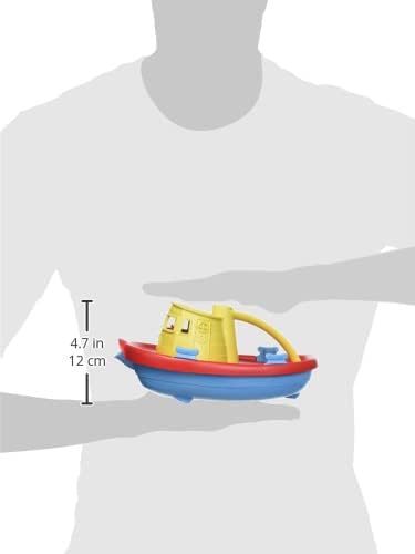 צעצועים ירוקים סירת משיכה צהובה-סי-בי-2